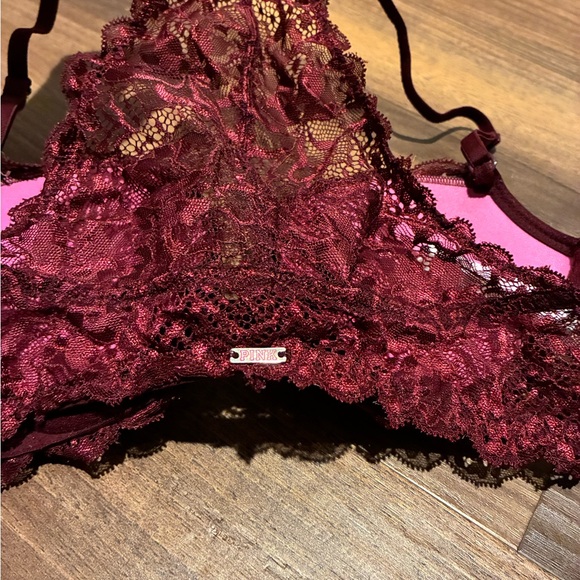 Victoria's Secret Bra Bundle - Pink, Yellow, Burgundy, Navy B32/B34 - Picture 4 of 16
